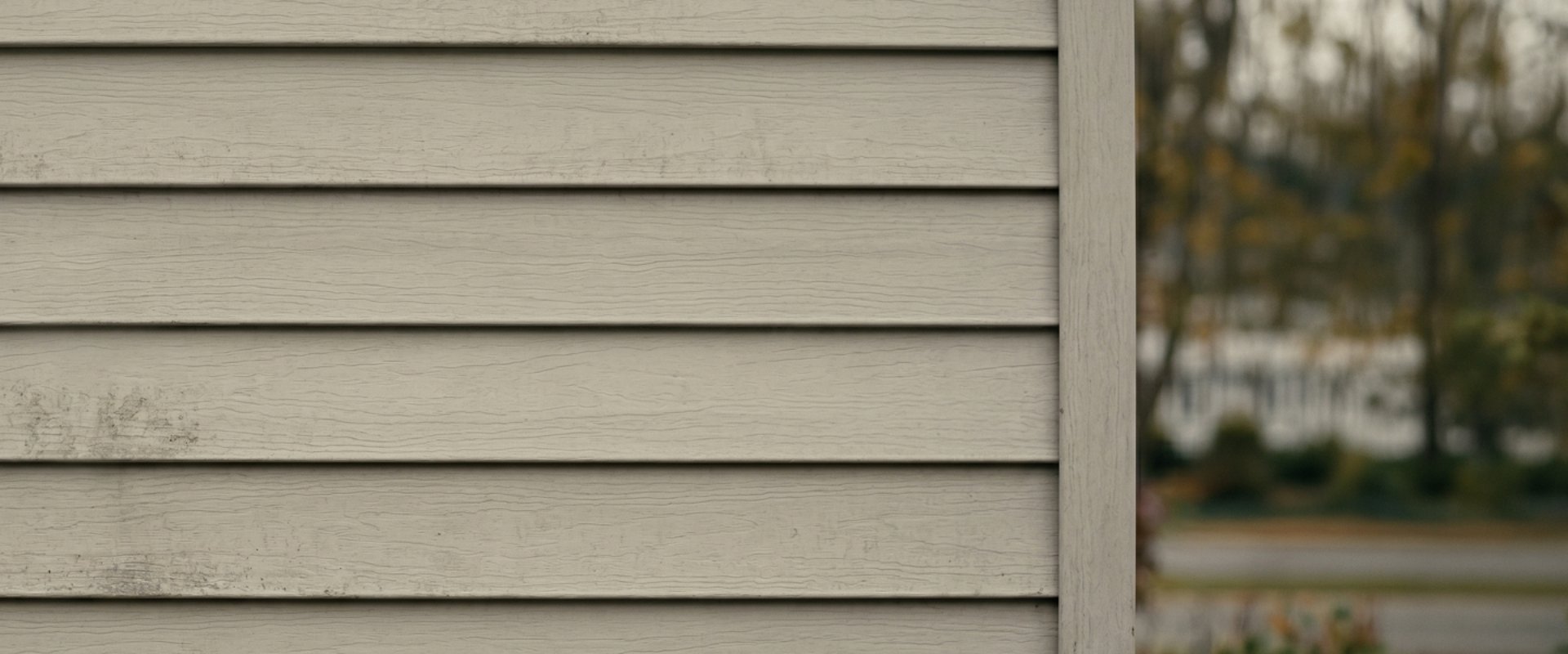 Exterior house siding close-up